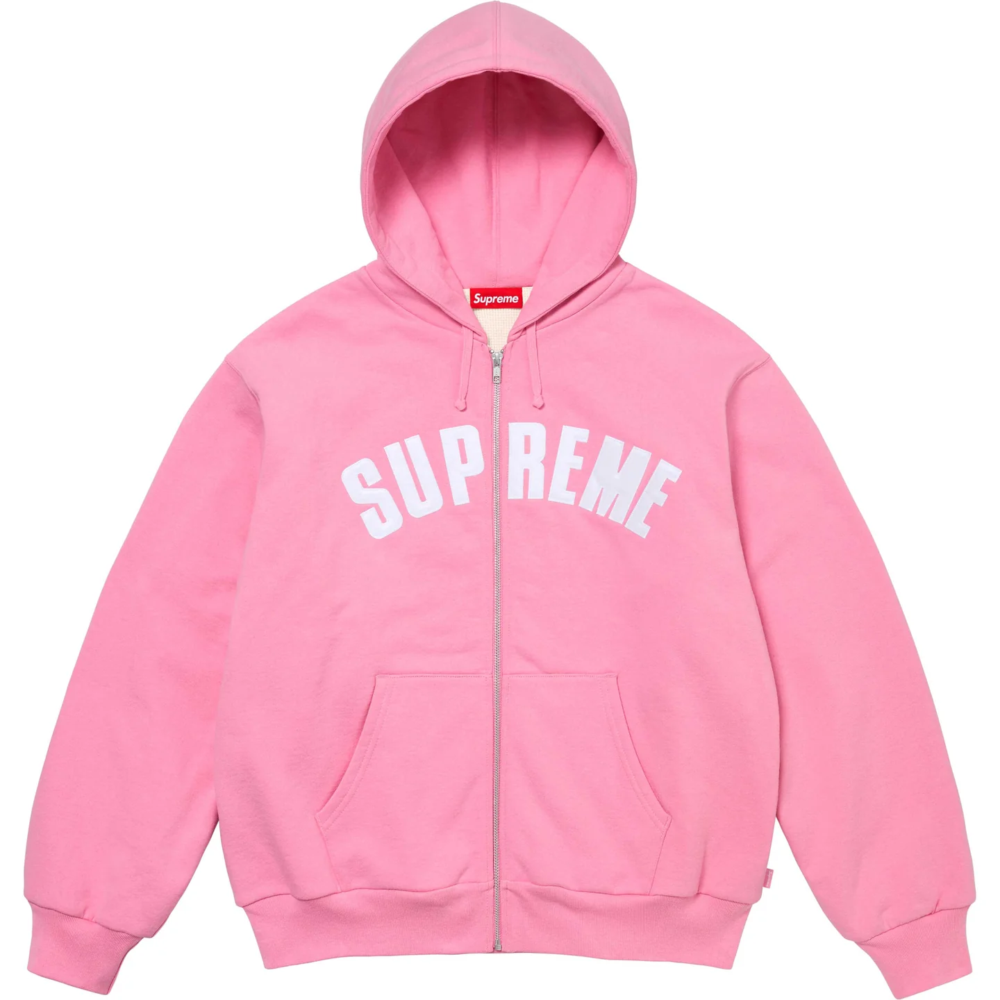 Supreme Arc Thermal Lined Zip Up Hooded Sweatshirt