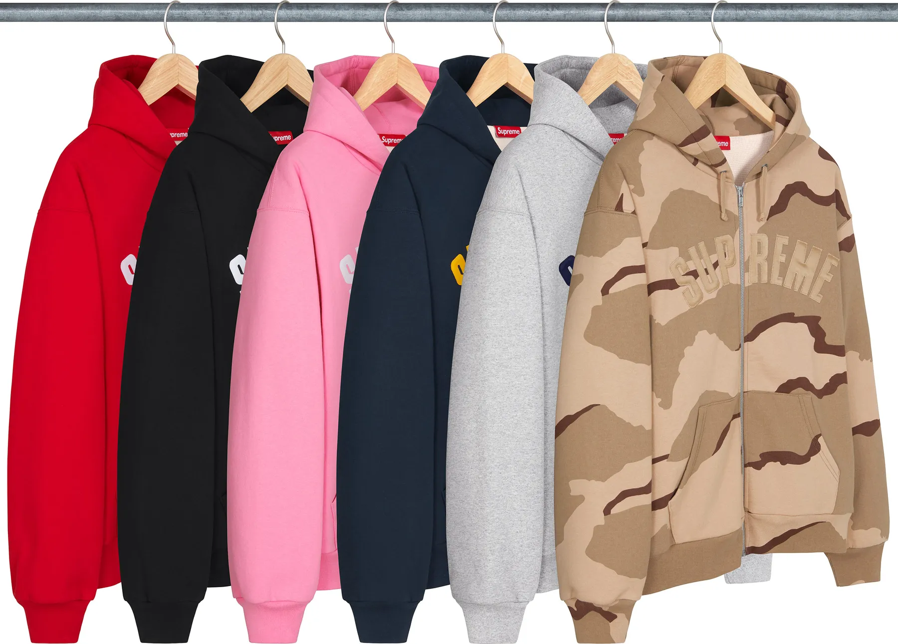 Supreme Arc Thermal Zip Up Hooded Sweatshirt