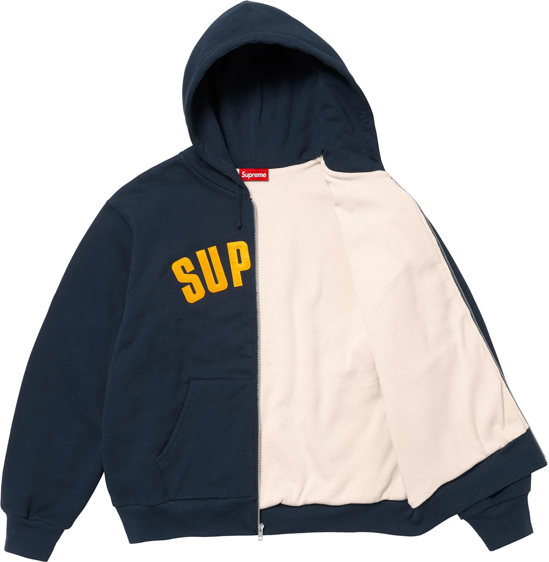 Supreme Arc Thermal Zip Up Hooded Sweatshirt