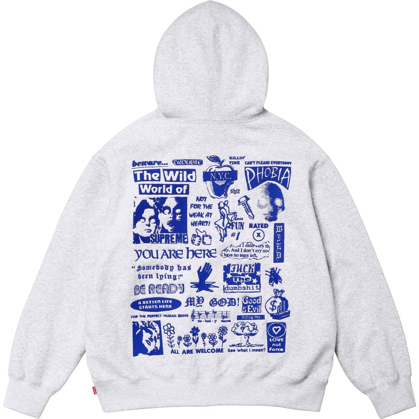 Supreme Wild Embroidered Hooded Sweatshirt