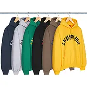 Supreme Printed Arc Hooded Sweatshirt