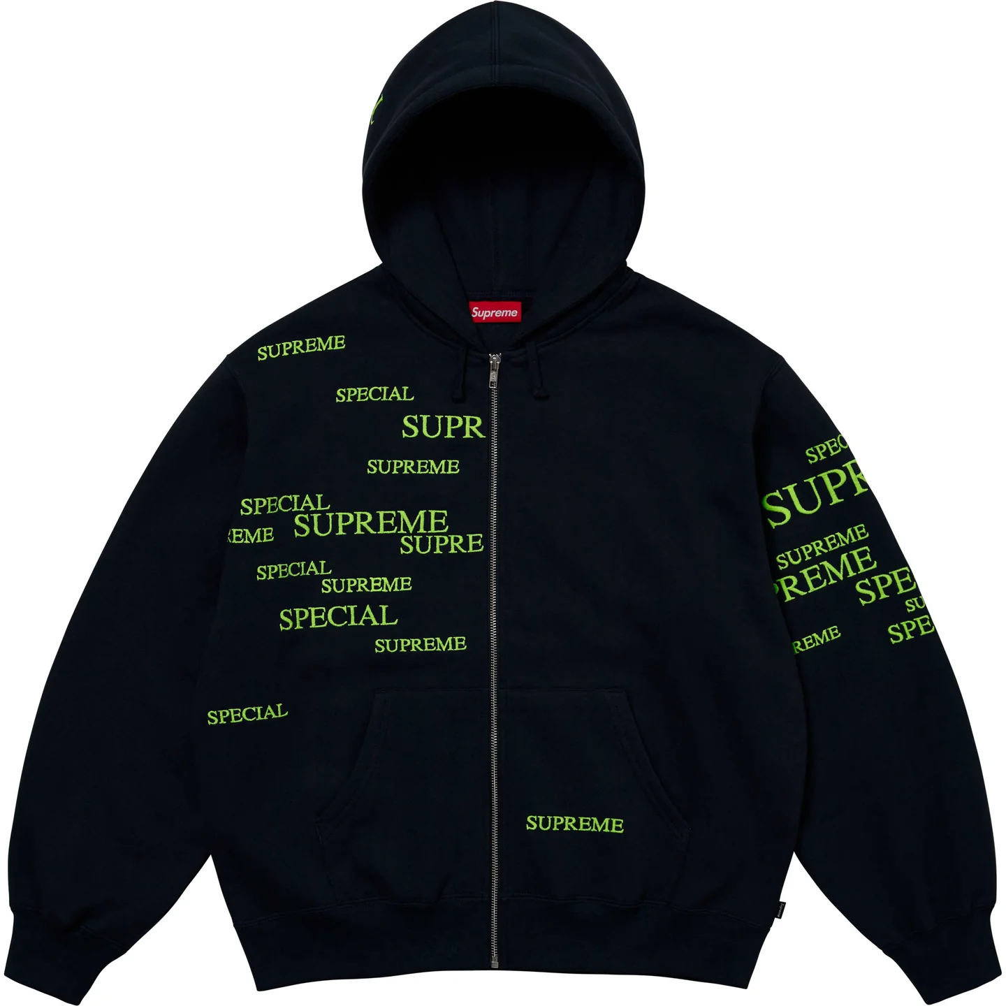 Supreme Special Zip Up Hooded Sweatshirt