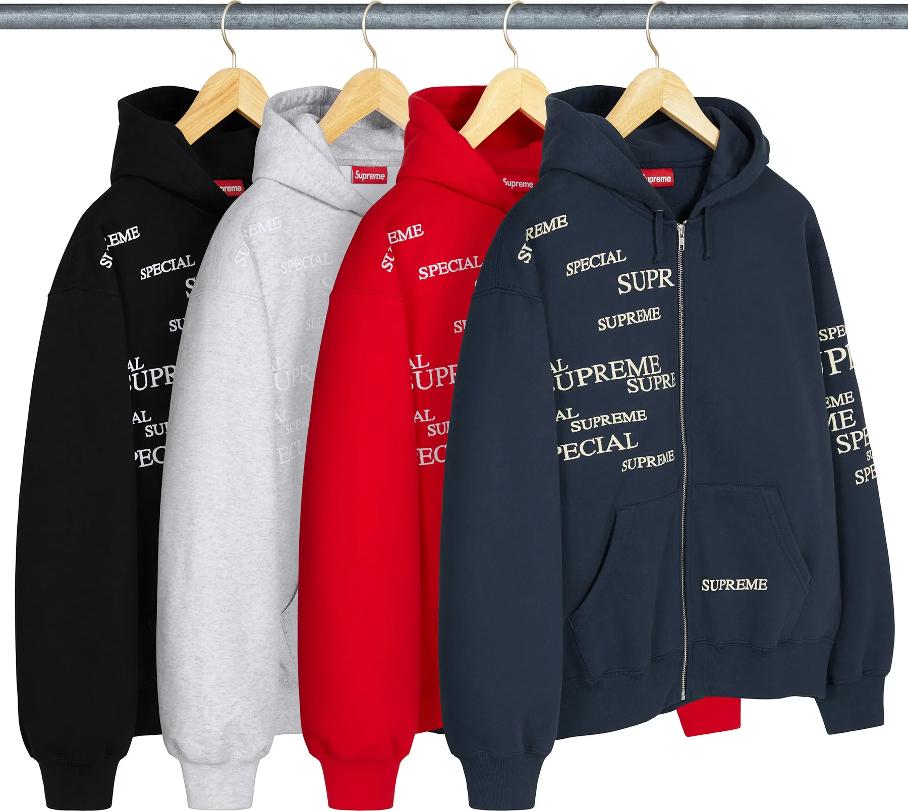 Supreme Special Zip Up Hooded Sweatshirt