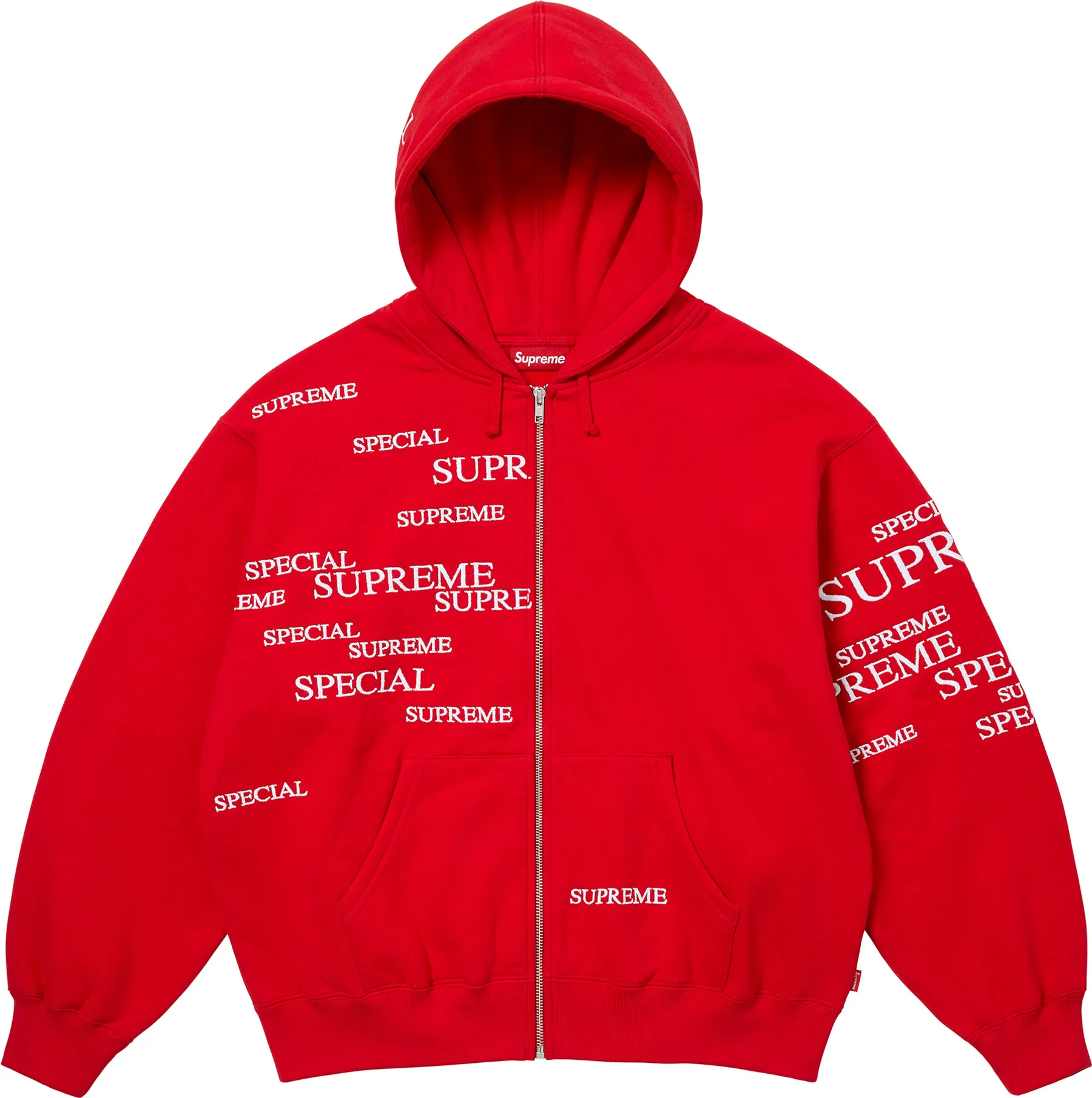 Supreme Special Zip Up Hooded Sweatshirt