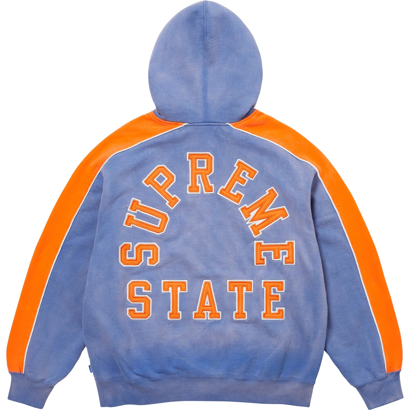 Supreme State Zip Up Hooded Sweatshirt