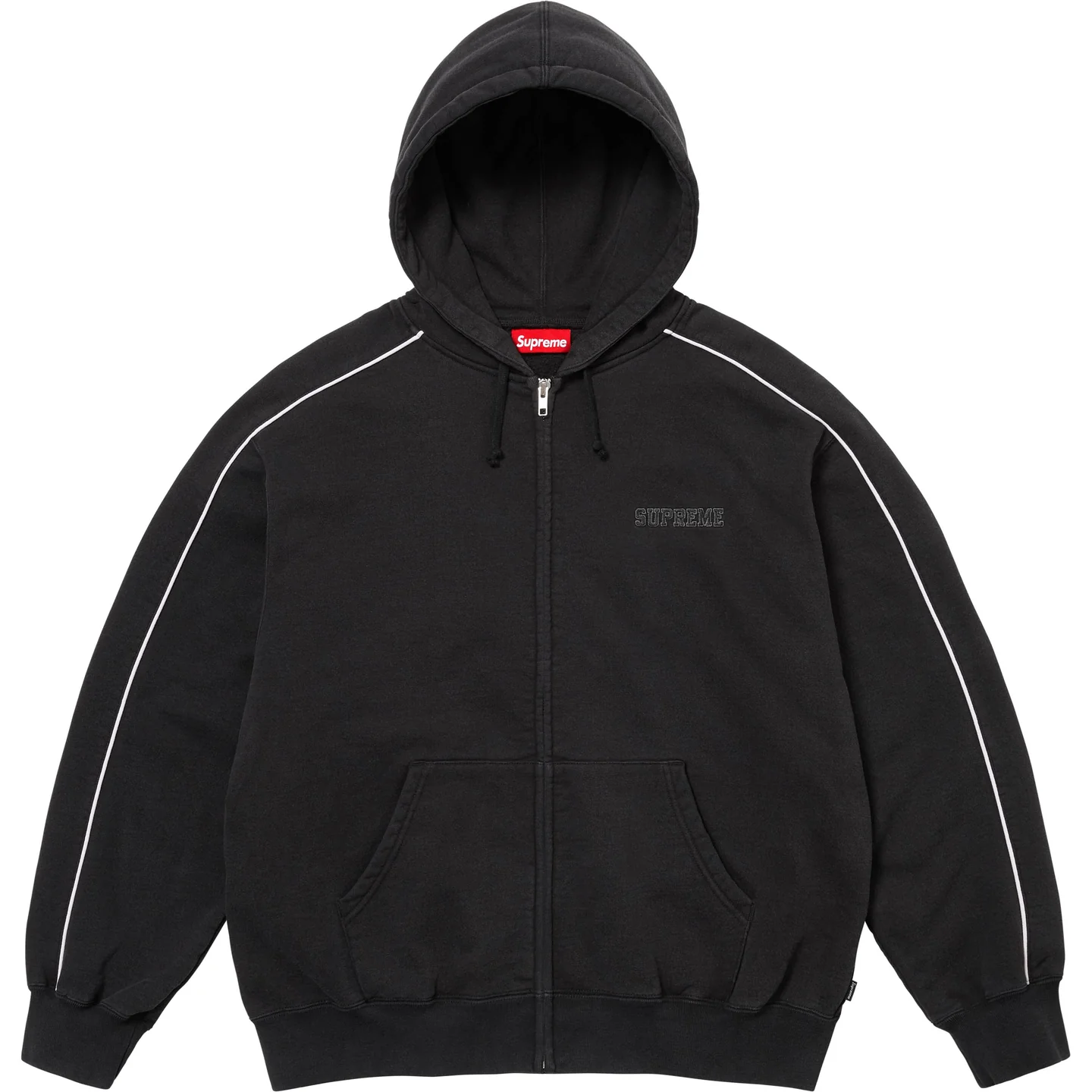 Supreme State Zip Up Hooded Sweatshirt