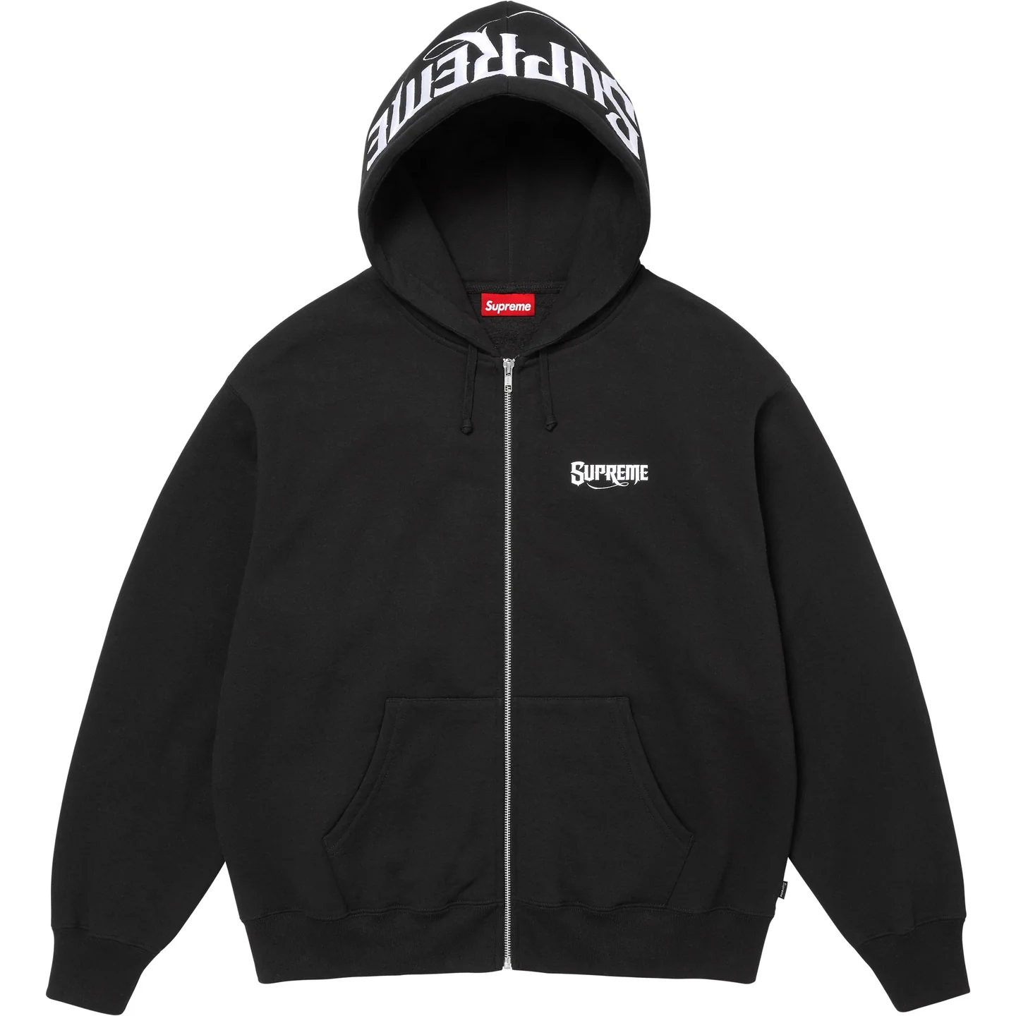 Supreme Mister Cartoon Zip Up Hooded Sweatshirt