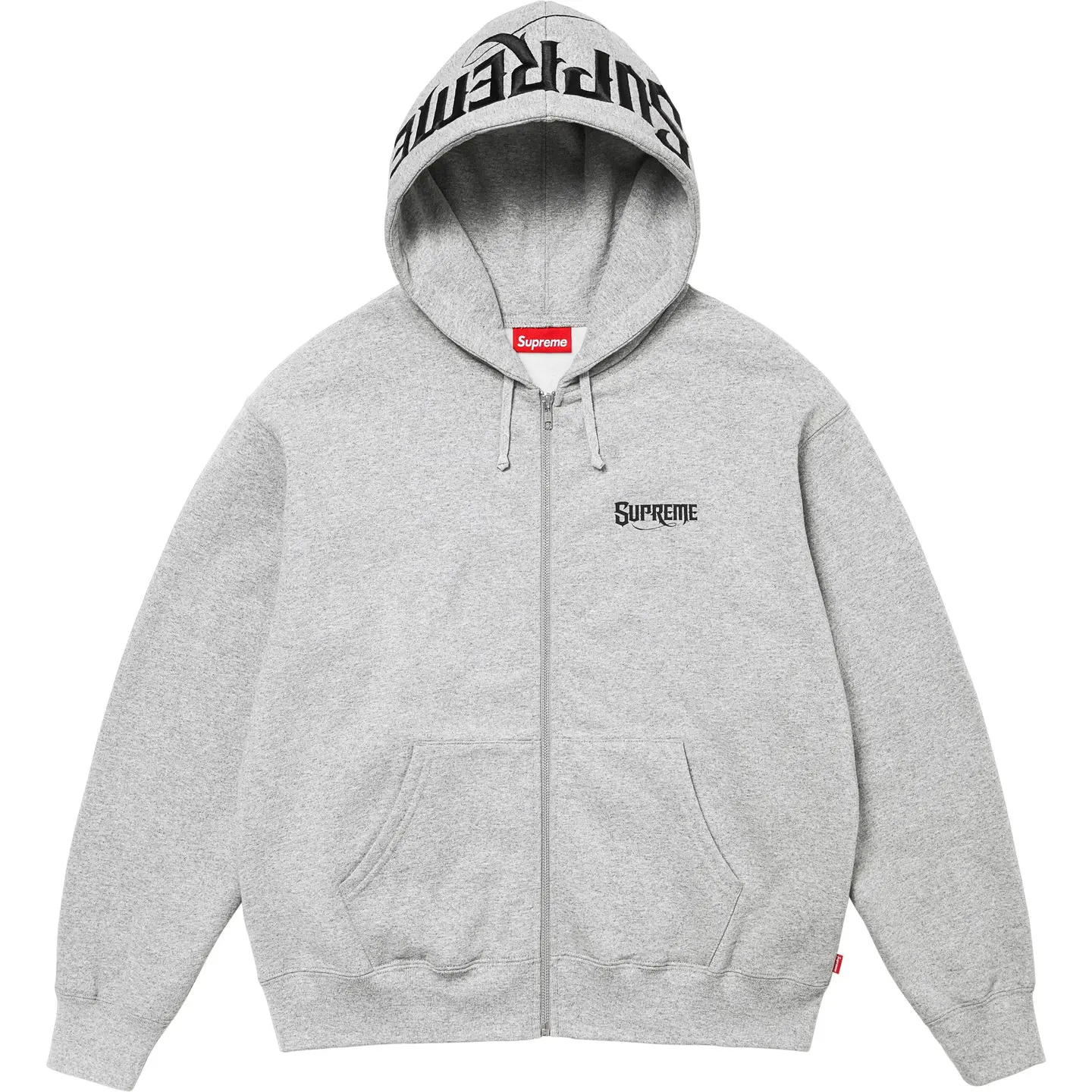 Supreme Mister Cartoon Zip Up Hooded Sweatshirt