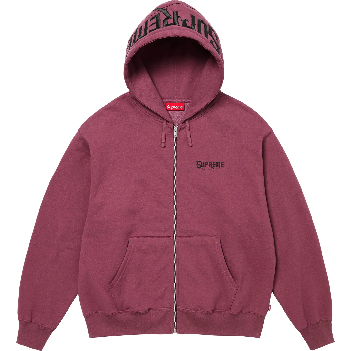 Supreme Mister Cartoon Zip Up Hooded Sweatshirt