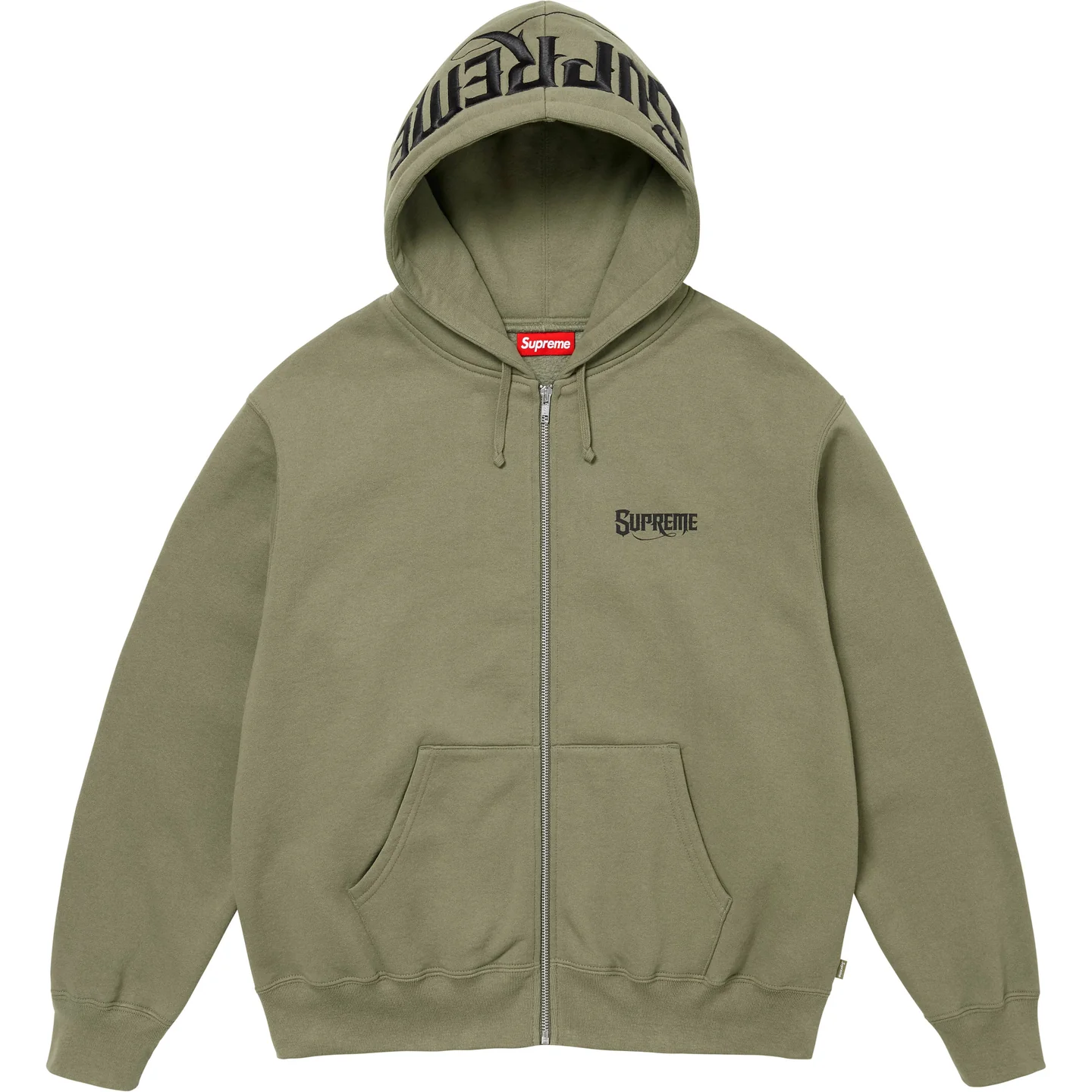 Supreme Mister Cartoon Zip Up Hooded Sweatshirt