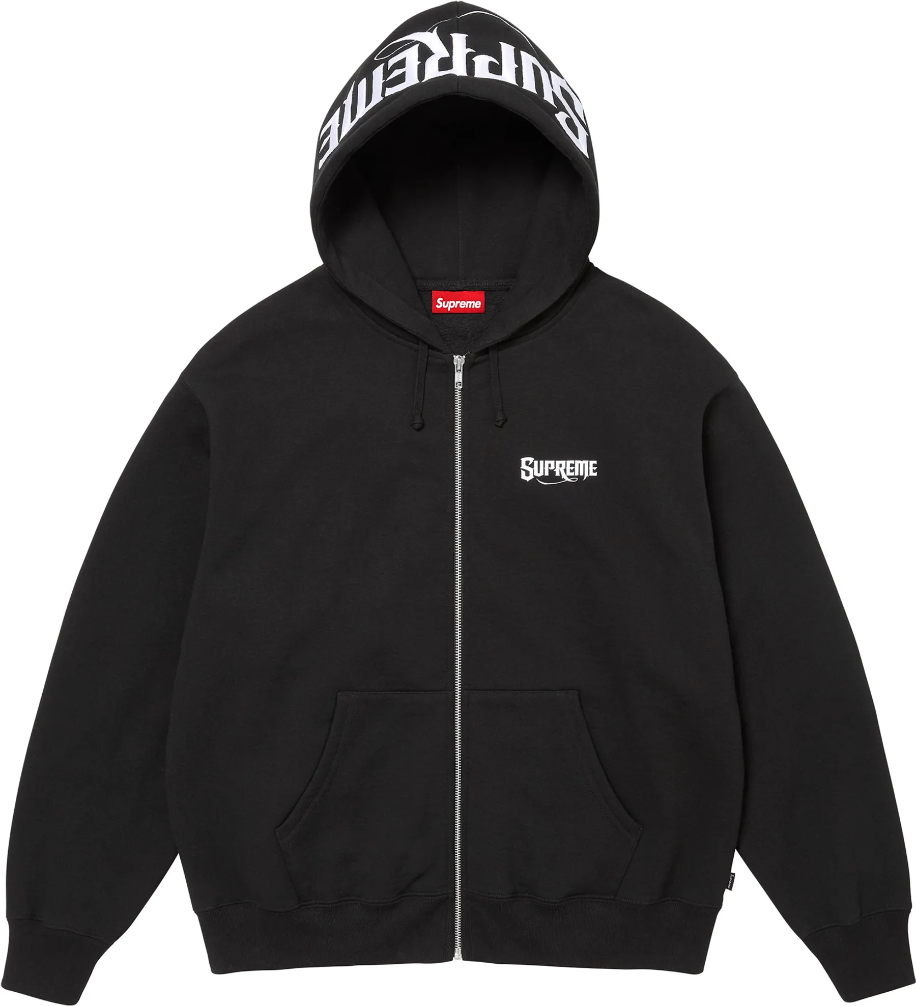 Supreme Mister Cartoon Zip Up Hooded Sweatshirt