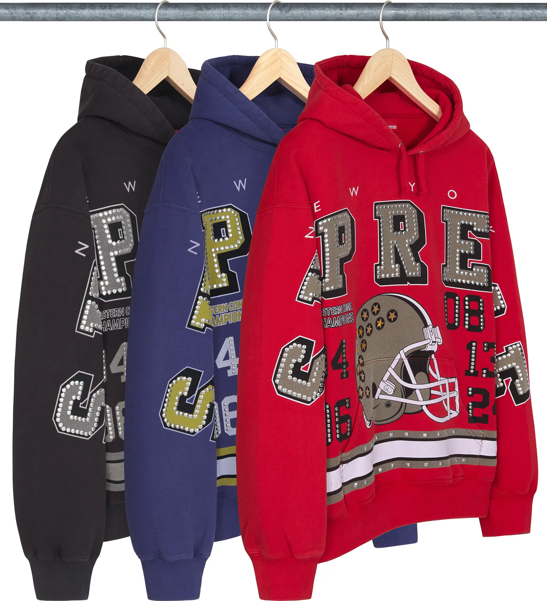 Supreme Champions Studded Hooded Sweatshirt