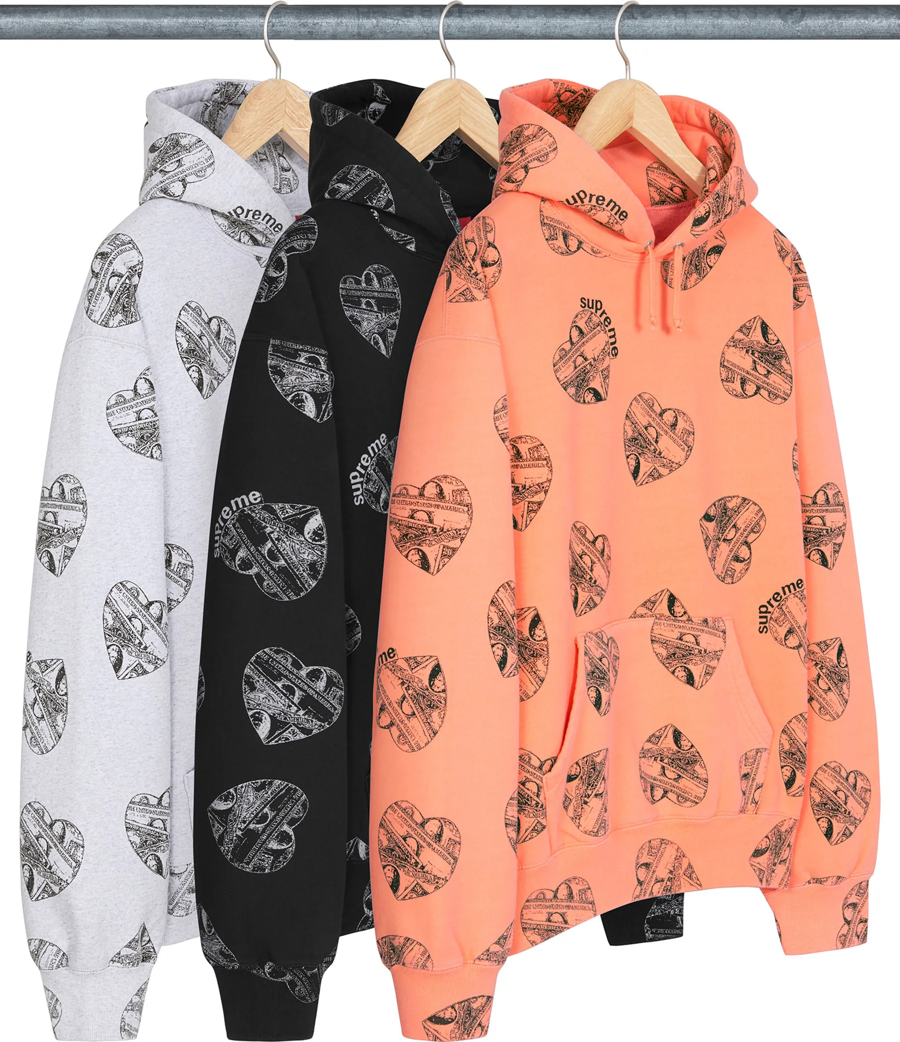 Supreme Love Cash Hooded Sweatshirt