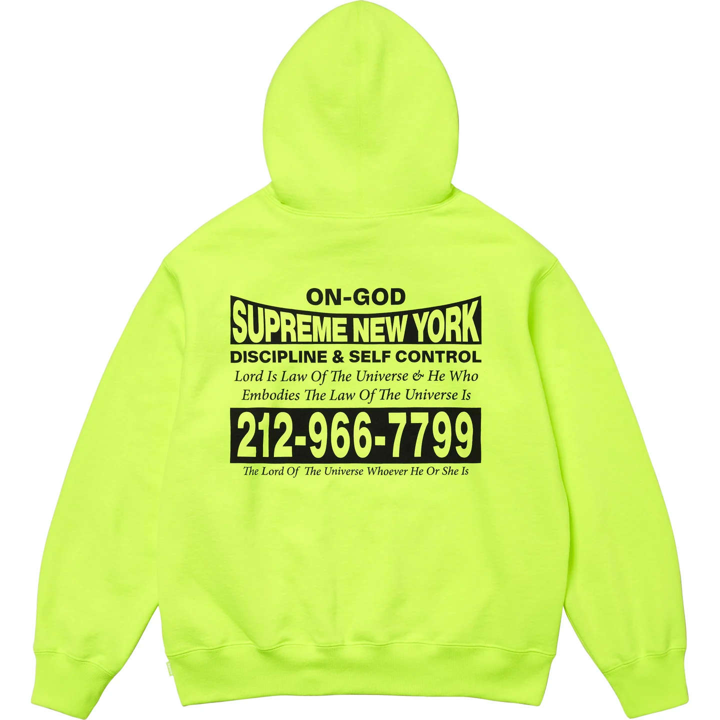 Supreme On God Hooded Sweatshirt