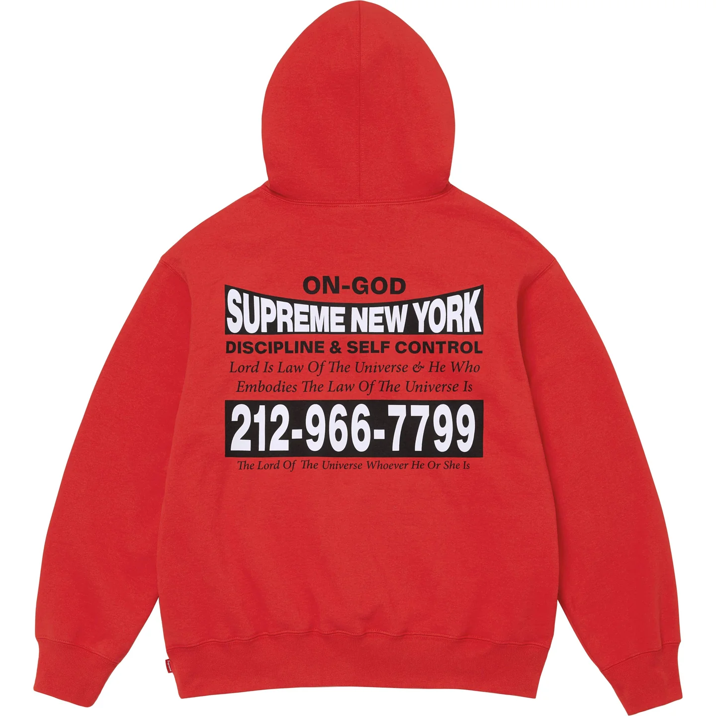 Supreme On God Hooded Sweatshirt