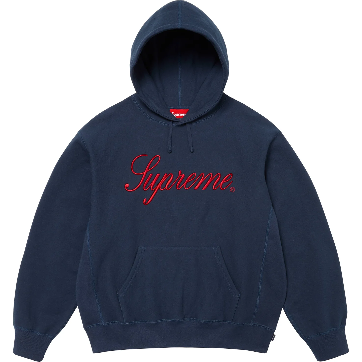 Supreme Embroidered Script Hooded Sweatshirt