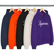 Supreme Embroidered Script Hooded Sweatshirt