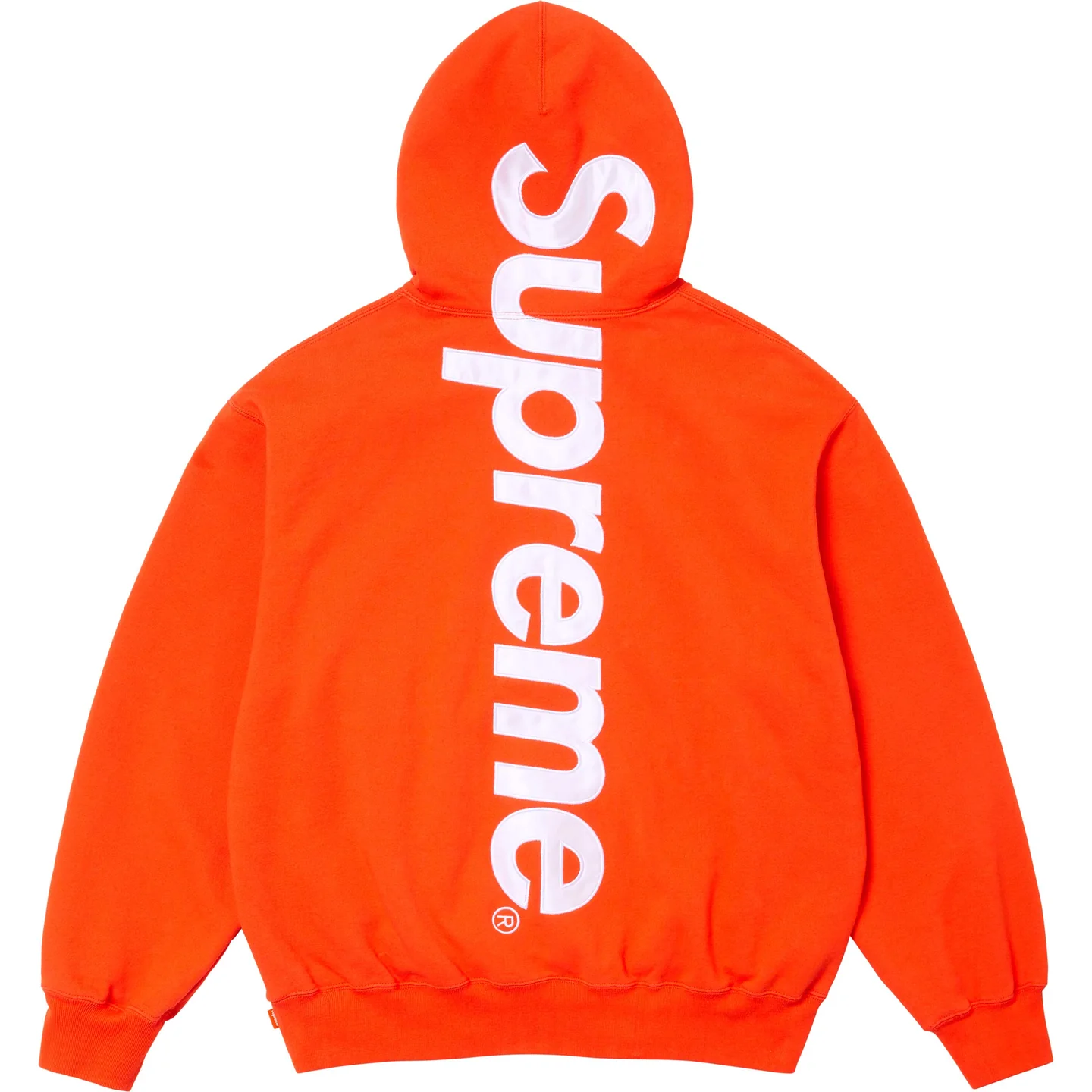 Supreme Satin Appliqué Hooded Sweatshirt