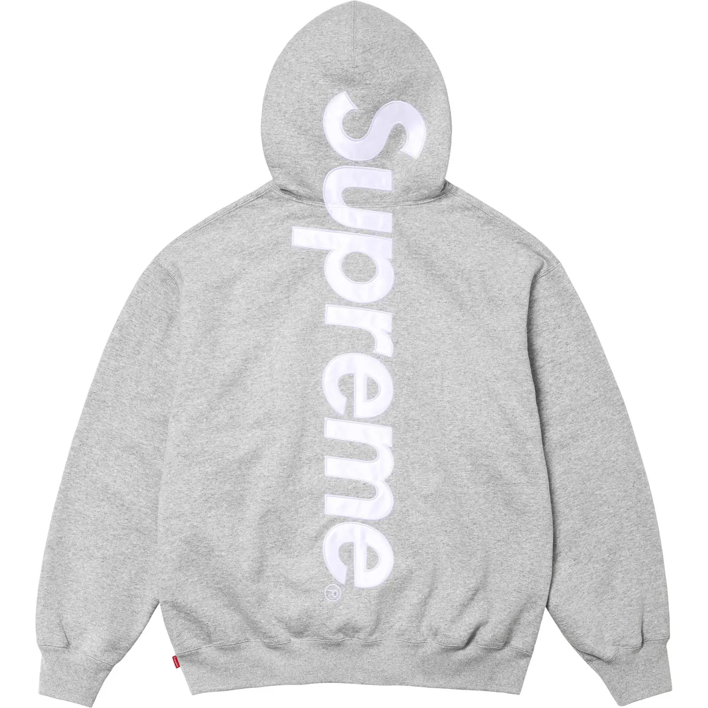 Supreme Satin Appliqué Hooded Sweatshirt