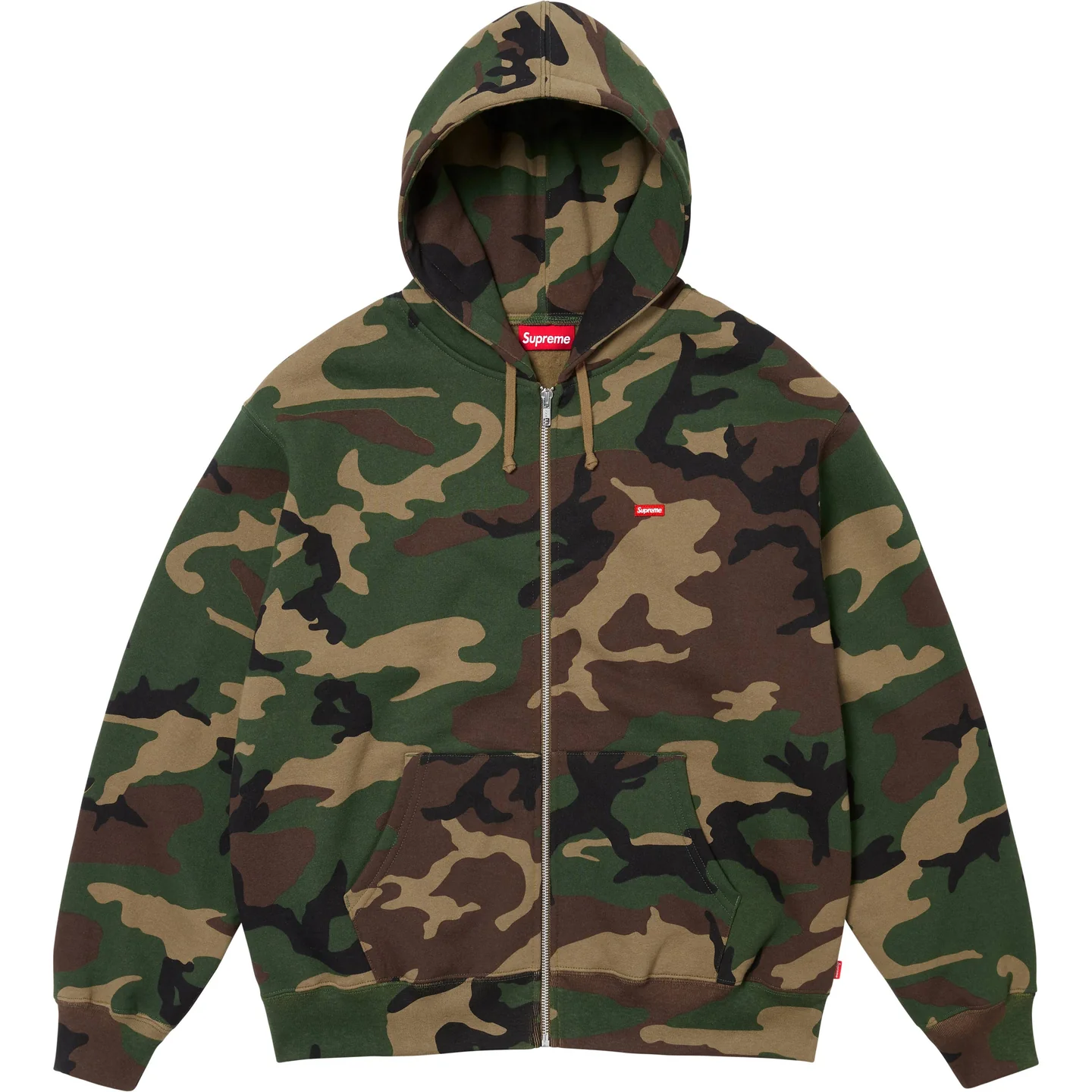 Supreme Small Box Zip Up Hooded Sweatshirt