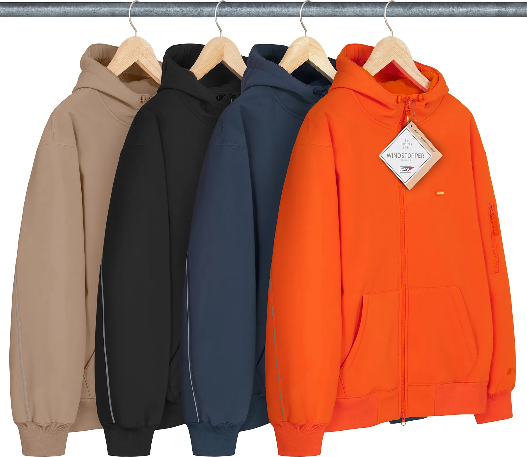 Supreme WINDSTOPPER® Zip Up Hooded Sweatshirt