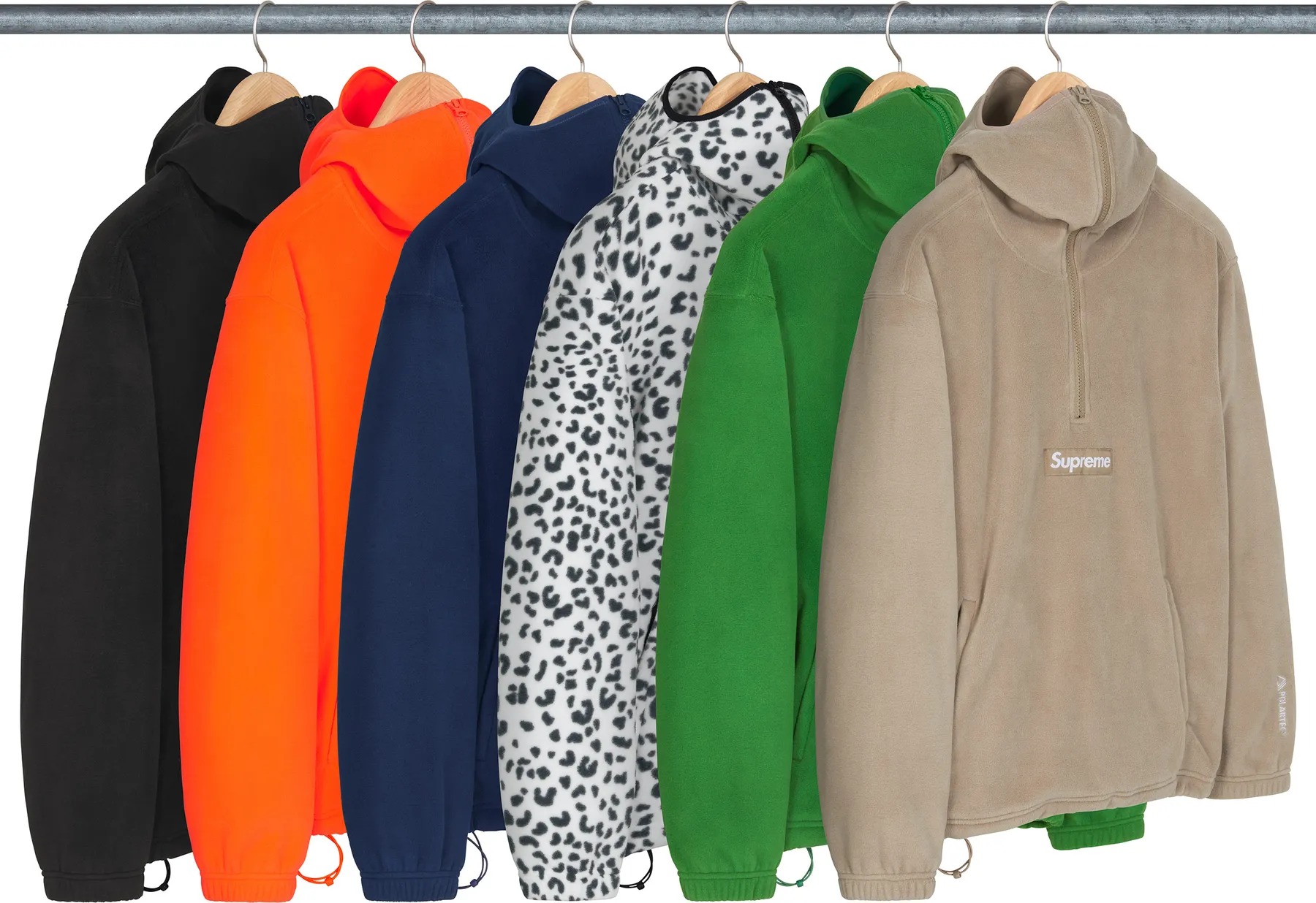 Supreme Polartec® Facemask Half Zip Hooded Sweatshirt