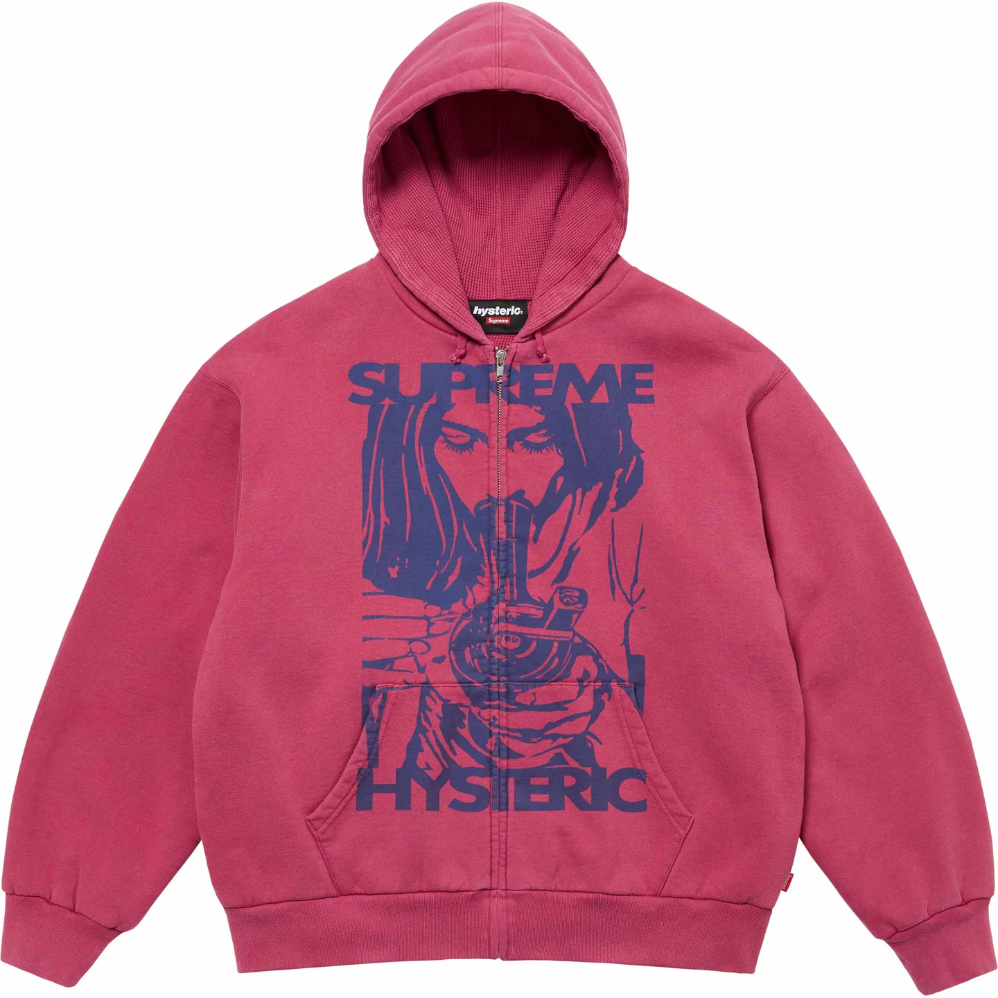 Supreme®/HYSTERIC GLAMOUR Thermal Lined Zip Up Hooded Sweatshirt