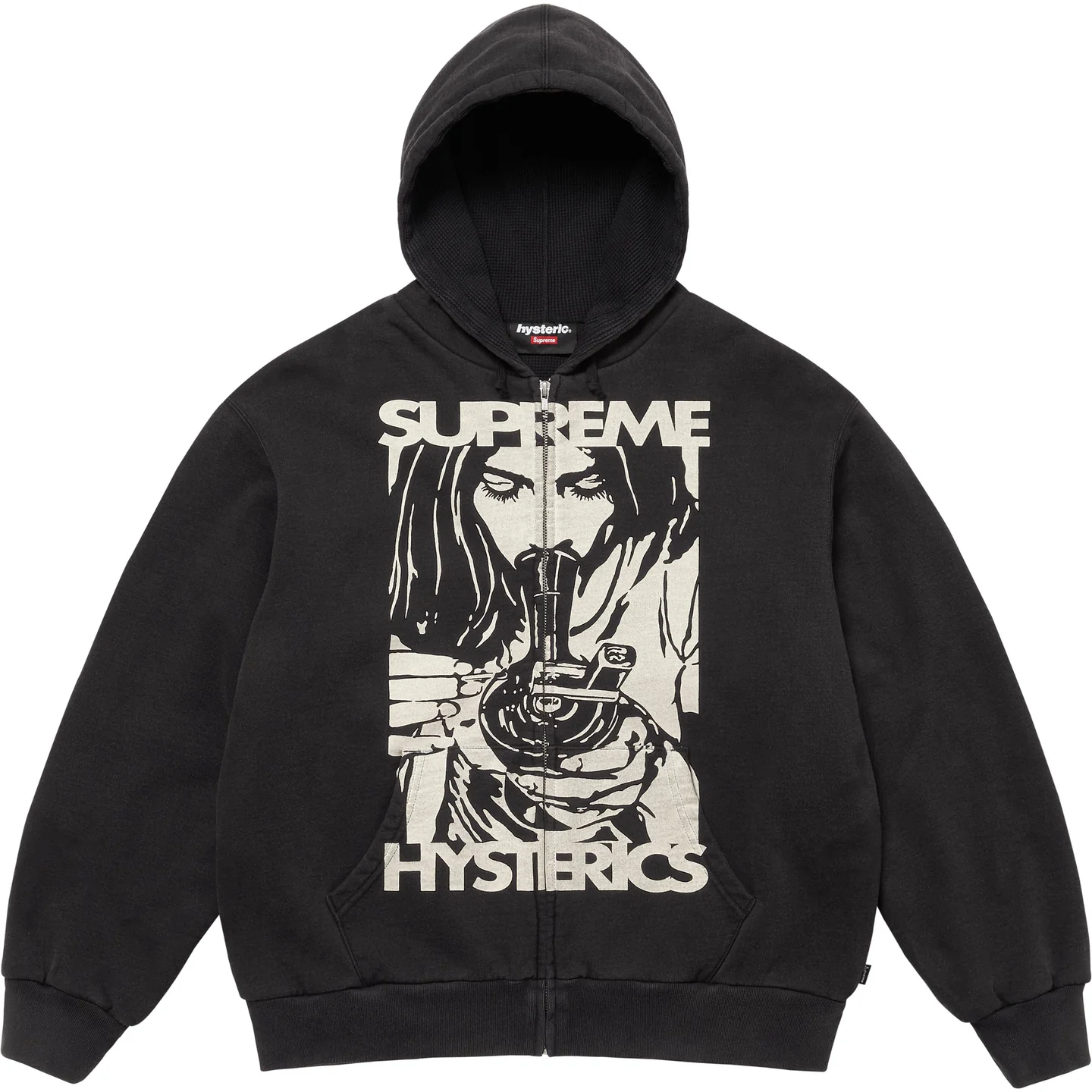 Supreme®/HYSTERIC GLAMOUR Thermal Lined Zip Up Hooded Sweatshirt