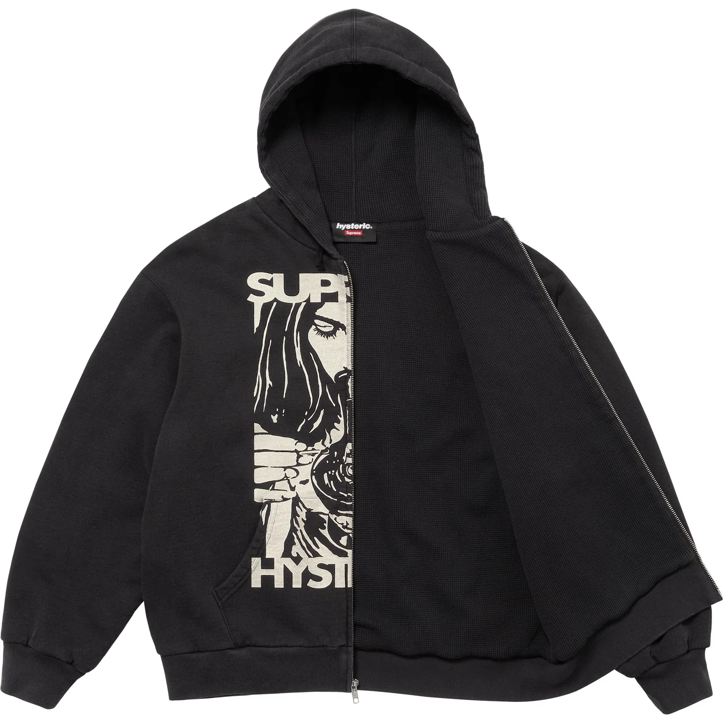 Supreme®/HYSTERIC GLAMOUR Thermal Lined Zip Up Hooded Sweatshirt