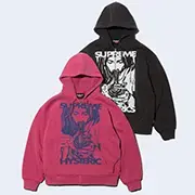 Supreme®/HYSTERIC GLAMOUR Thermal Lined Zip Up Hooded Sweatshirt