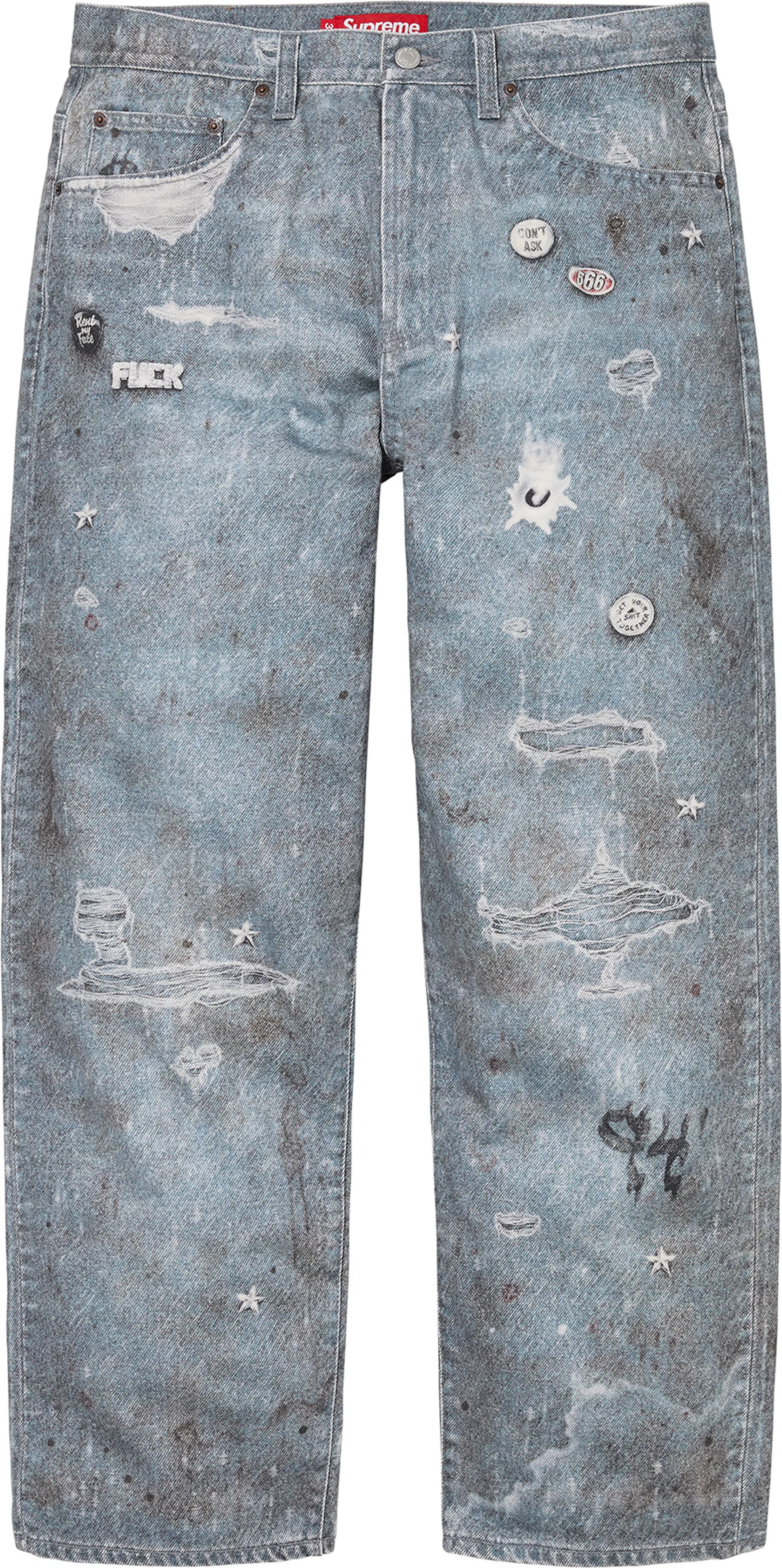 Supreme HJR Trompe L'oeil Loose Fit Jean