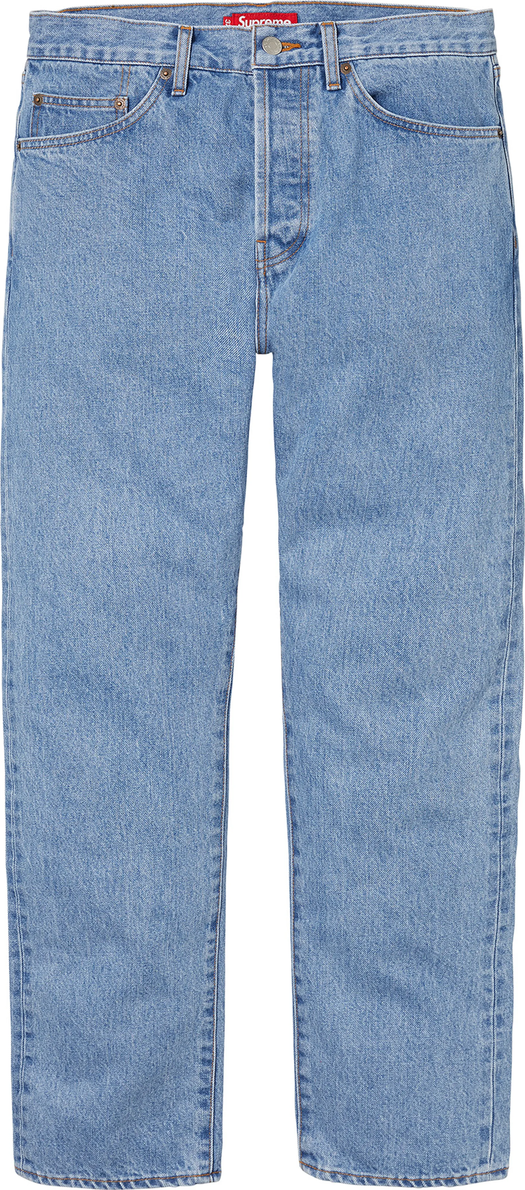 Supreme Stone Washed Slim Selvedge Jean