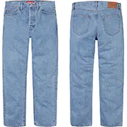 Supreme Stone Washed Slim Selvedge Jean