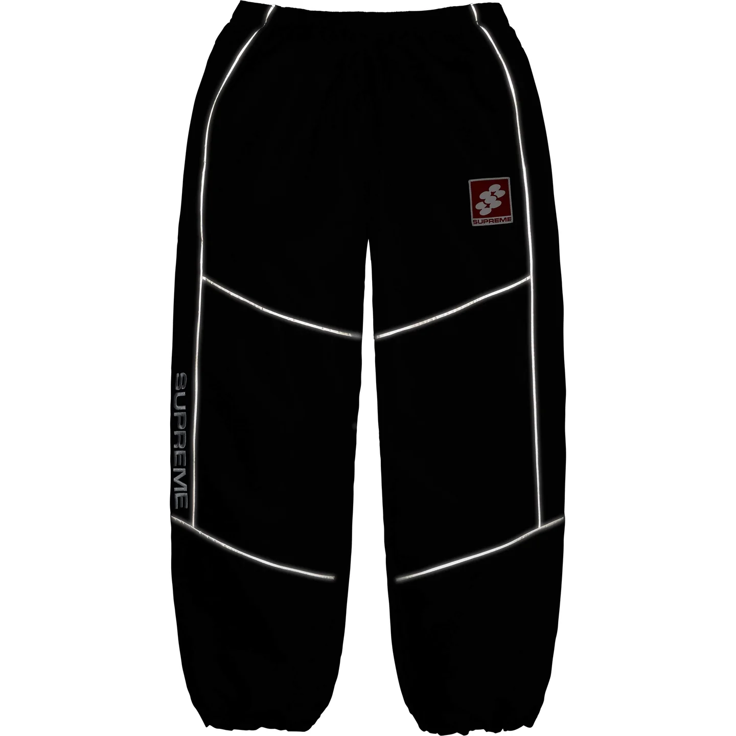 Supreme Reflective Piping Track Pant