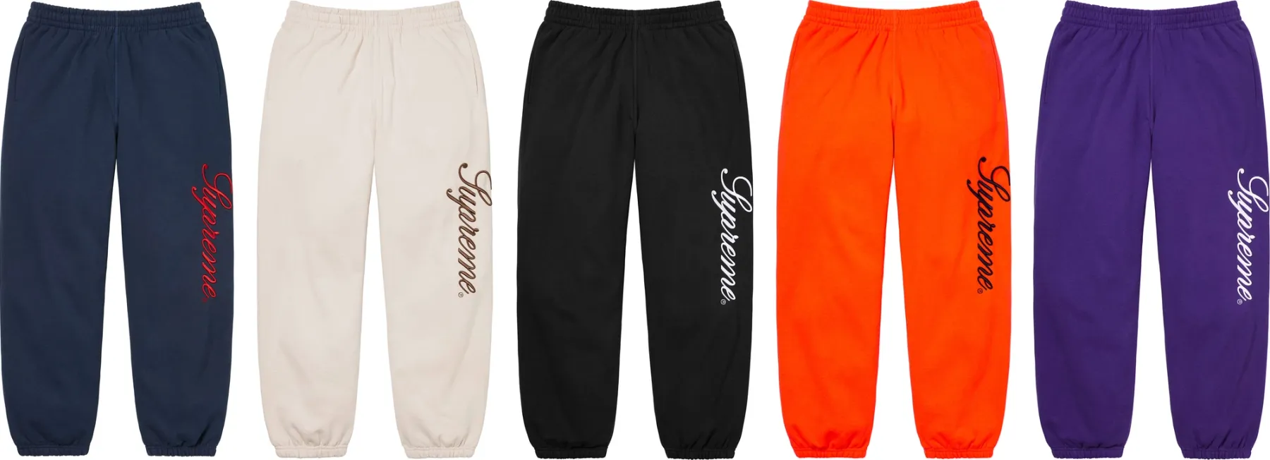 Supreme Embroidered Script Sweatpant