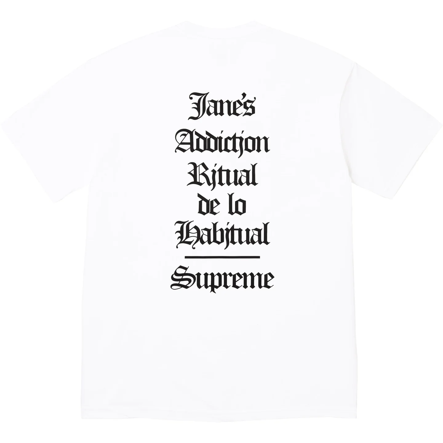 Supreme Supreme/Jane's Addiction Ritual Tee