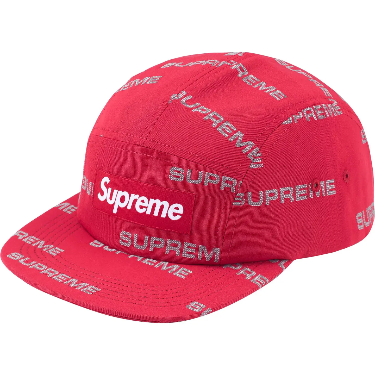 Supreme Reflective Jacquard Camp Cap