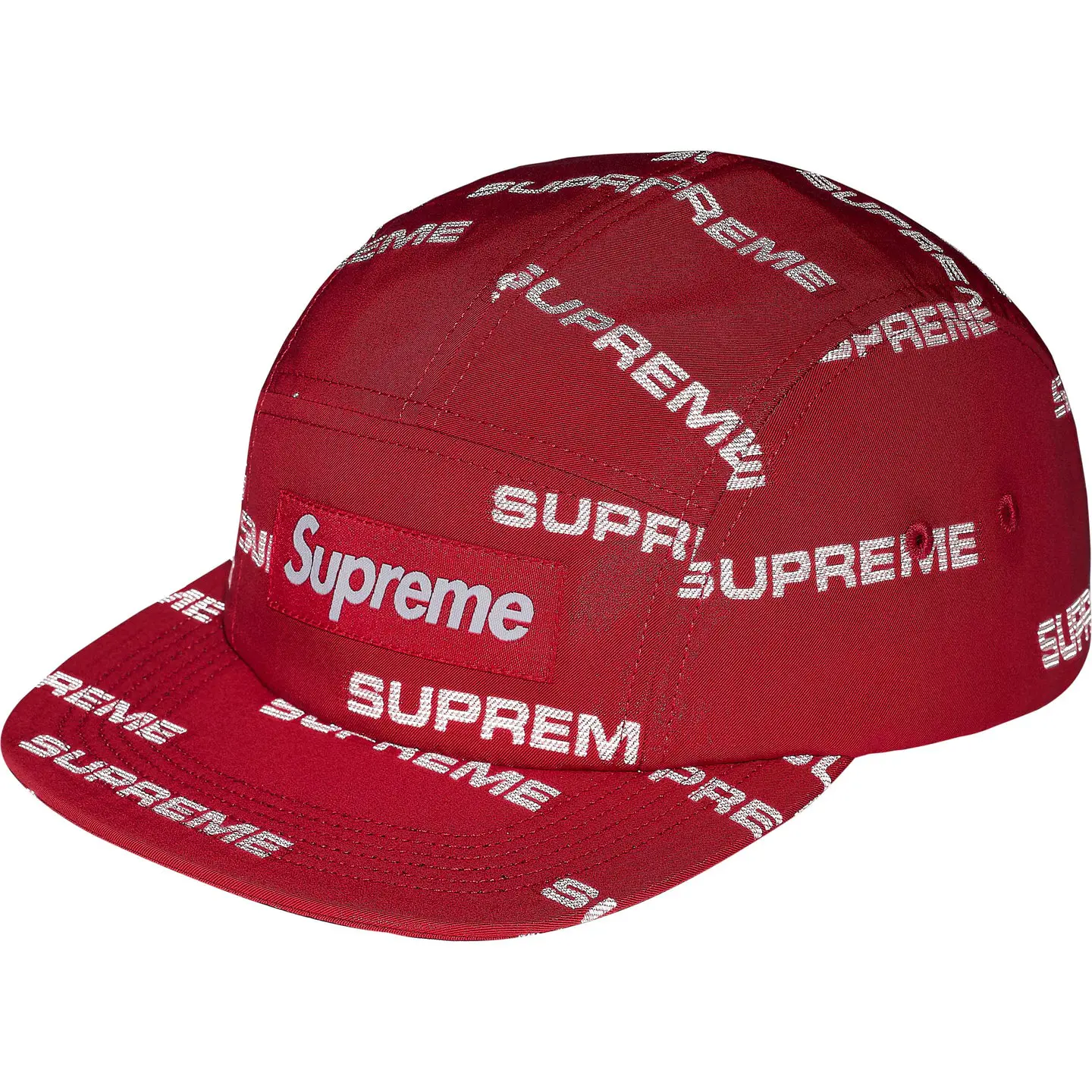 Supreme Reflective Jacquard Camp Cap