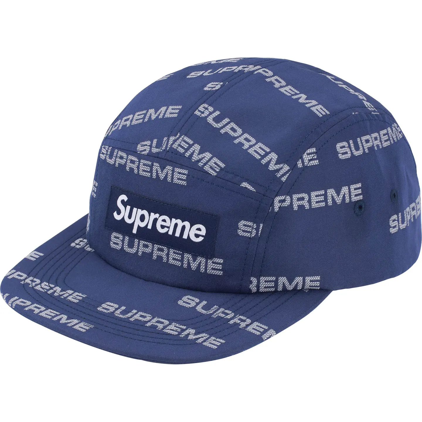 Supreme Reflective Jacquard Camp Cap