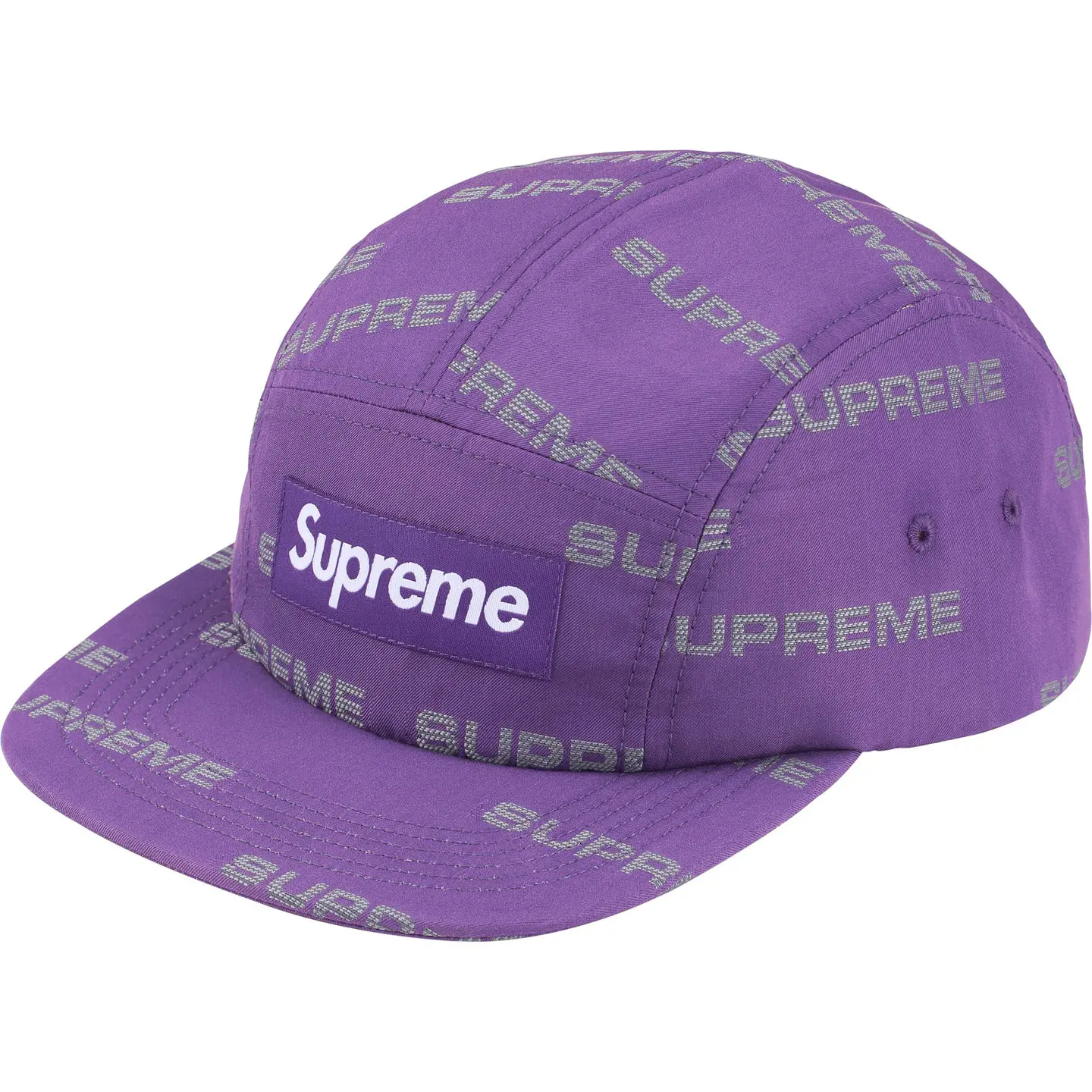 Supreme Reflective Jacquard Camp Cap