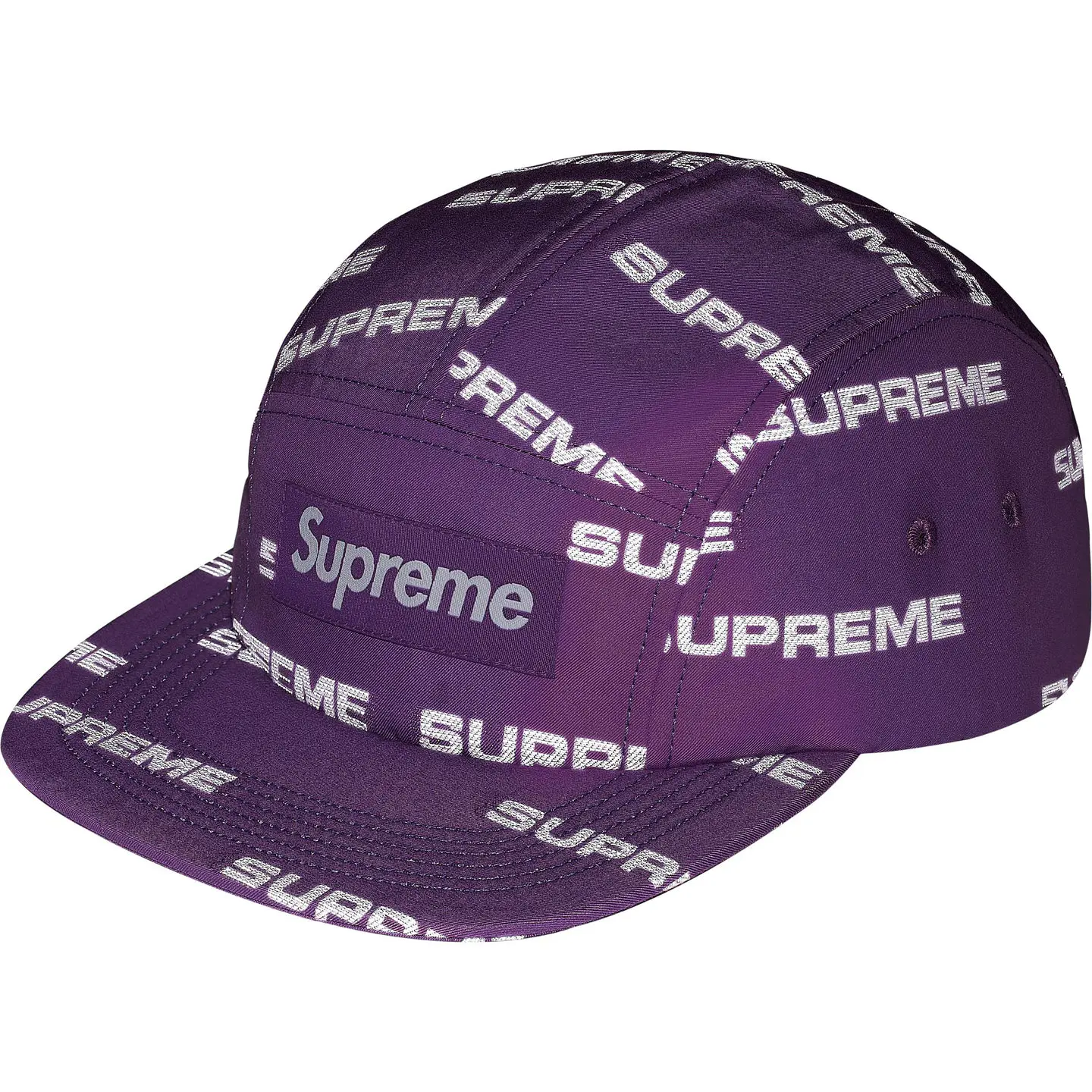 Supreme Reflective Jacquard Camp Cap