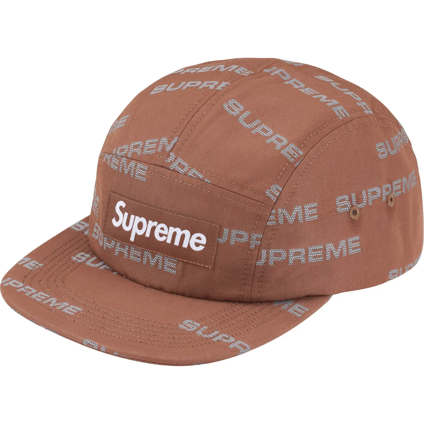 Supreme Reflective Jacquard Camp Cap