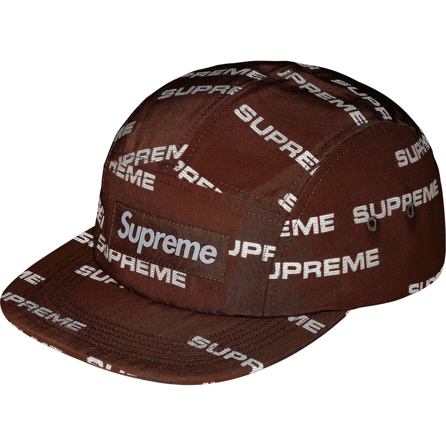 Supreme Reflective Jacquard Camp Cap