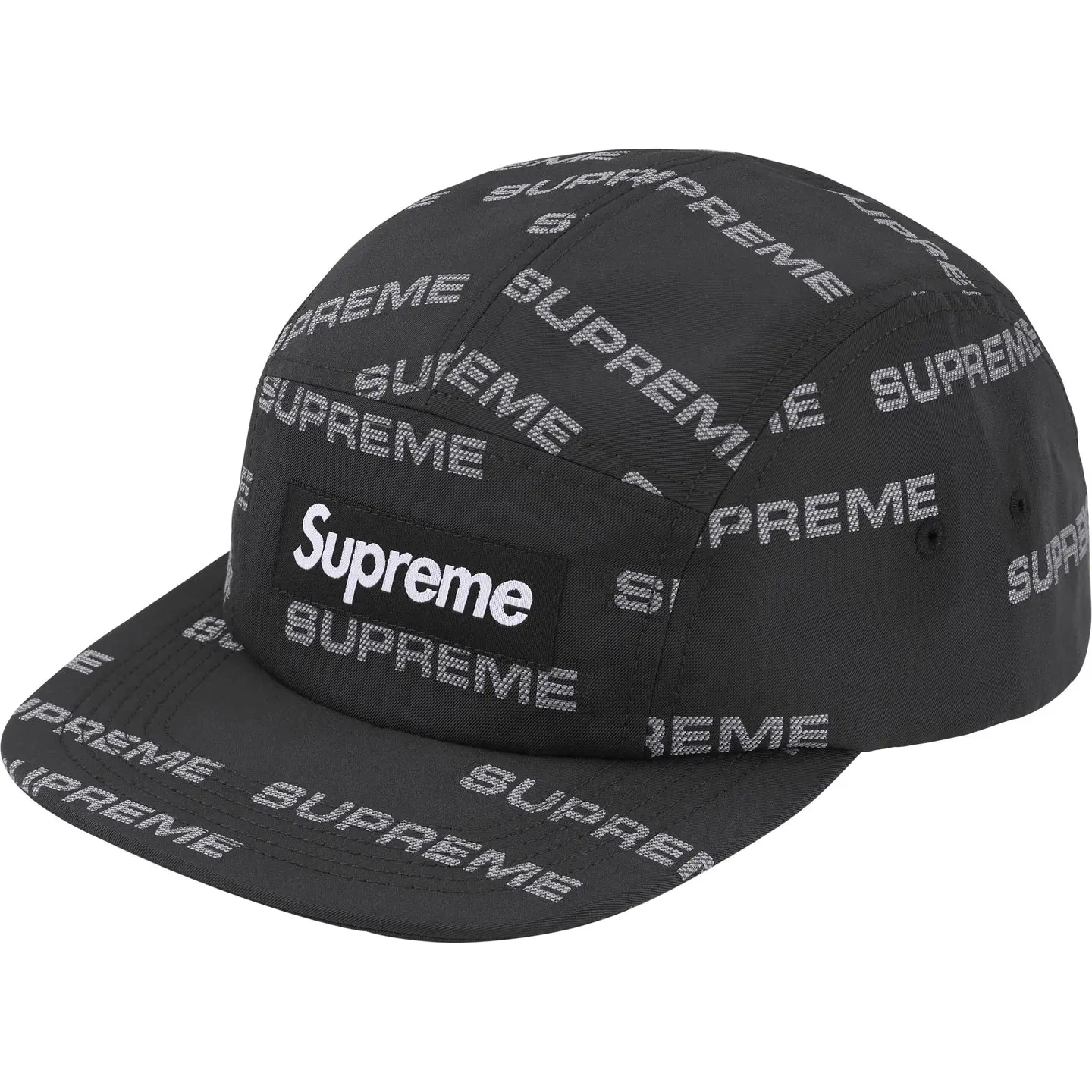 Supreme Reflective Jacquard Camp Cap