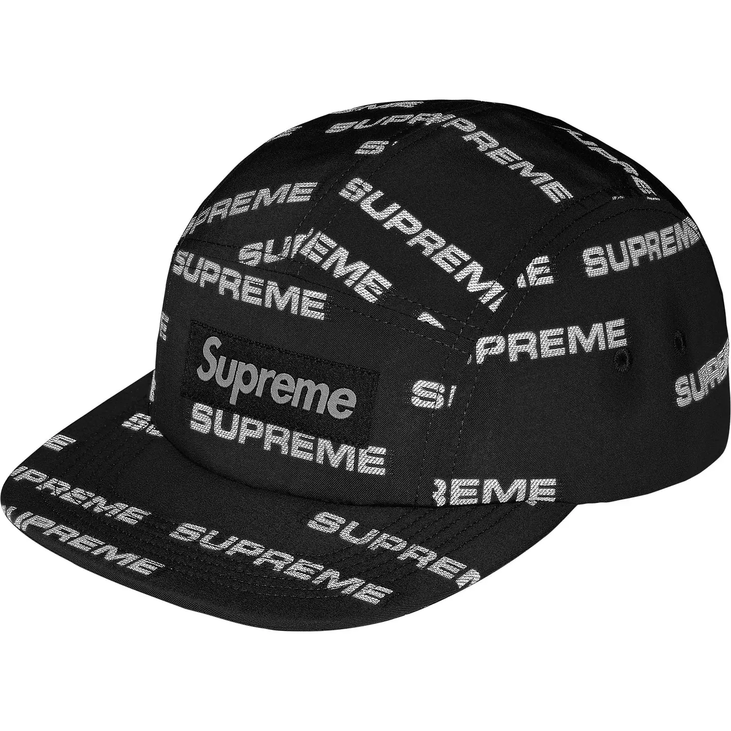 Supreme Reflective Jacquard Camp Cap