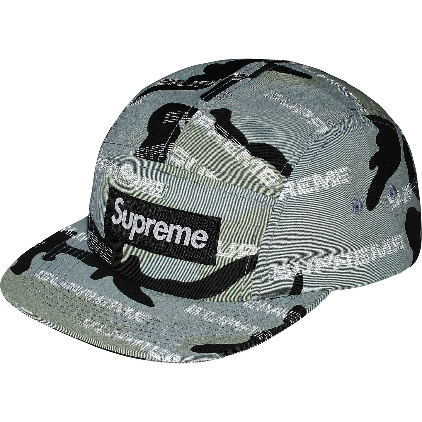 Supreme Reflective Jacquard Camp Cap