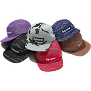 Supreme Reflective Jacquard Camp Cap