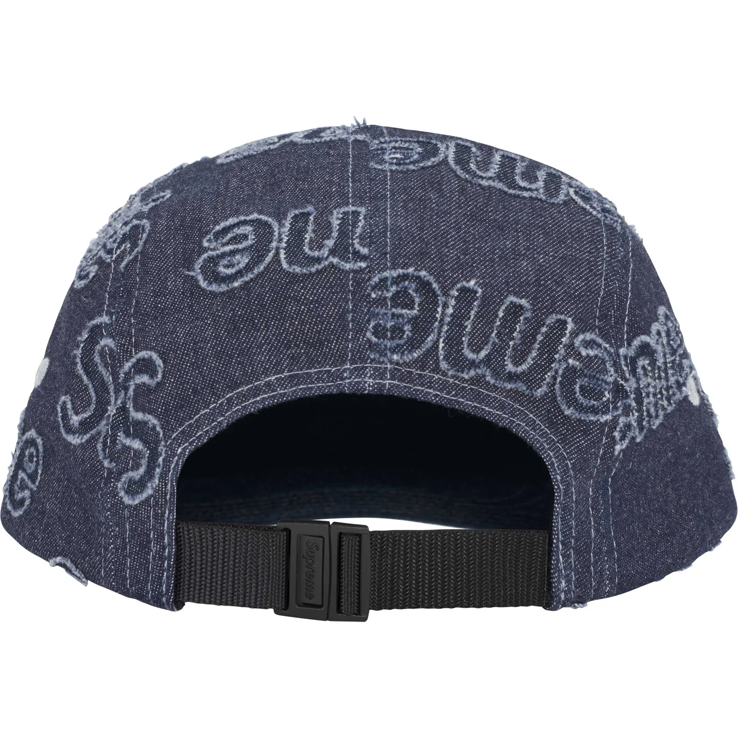 Supreme Lasered Denim Camp Cap