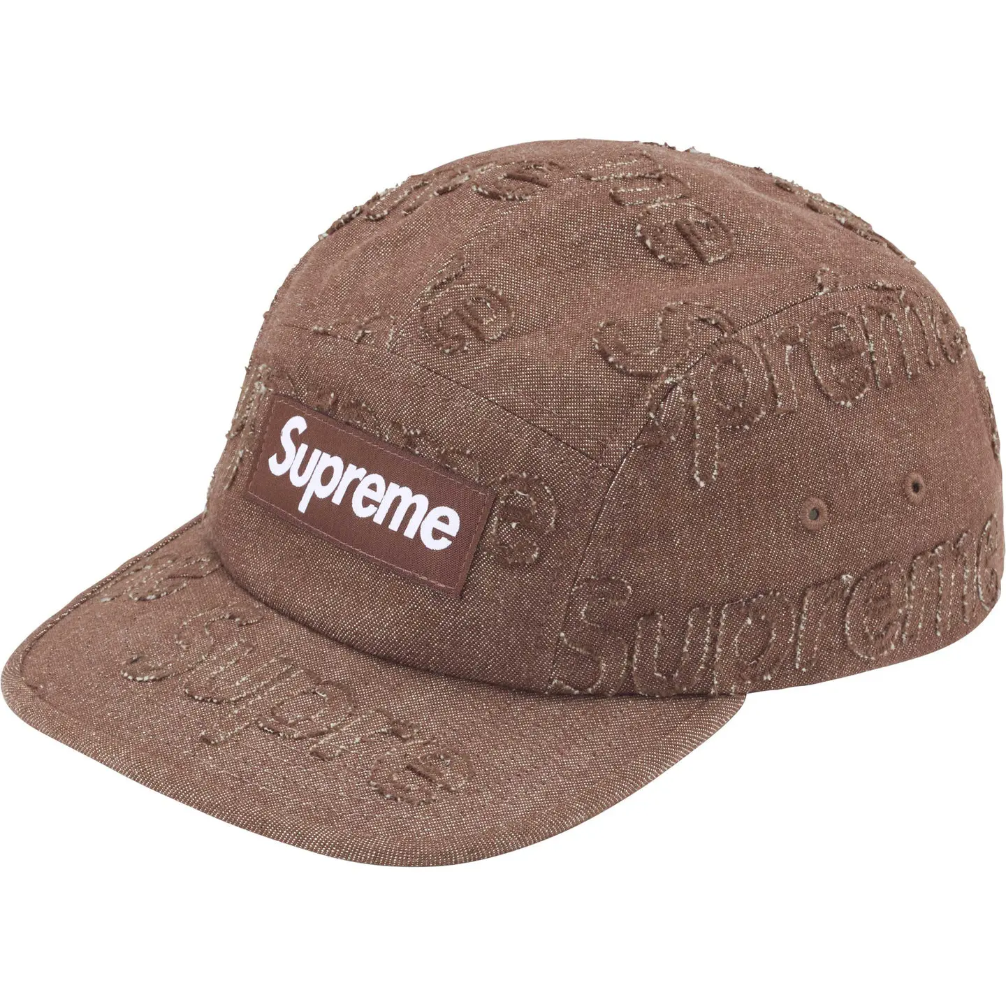 Supreme Lasered Denim Camp Cap