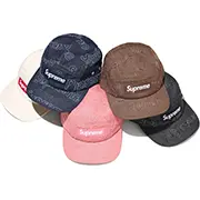 Supreme Lasered Denim Camp Cap